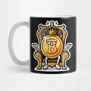 Crypto Royalty: The Reign of Bitcoin Mug